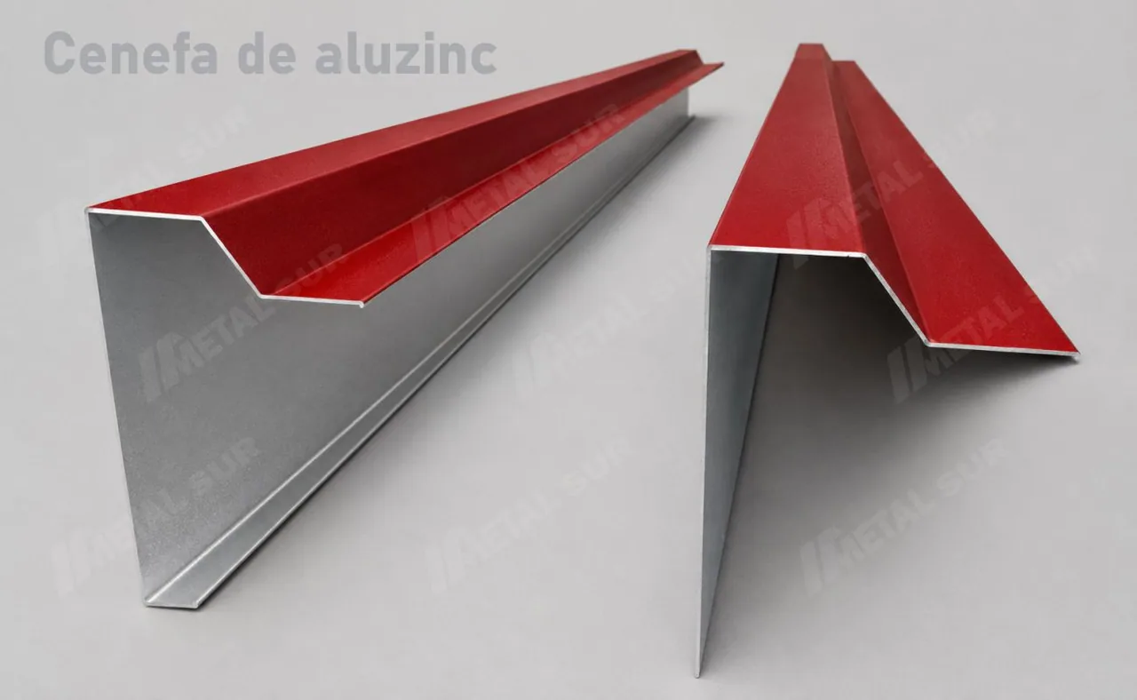 Cenefas de Aluzinc prepintadas para bordes de coberturas