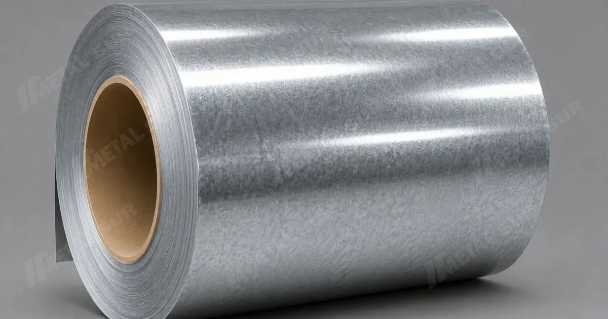 Material de Aluzinc natural comercializado por METAL SUR en Arequipa
